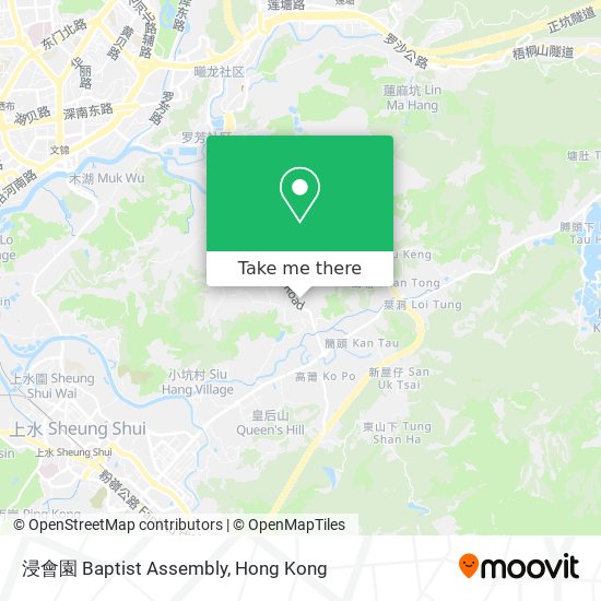 浸會園 Baptist Assembly map