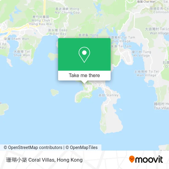 珊瑚小築 Coral Villas map