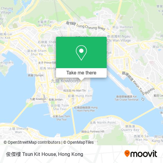 俊傑樓 Tsun Kit House map