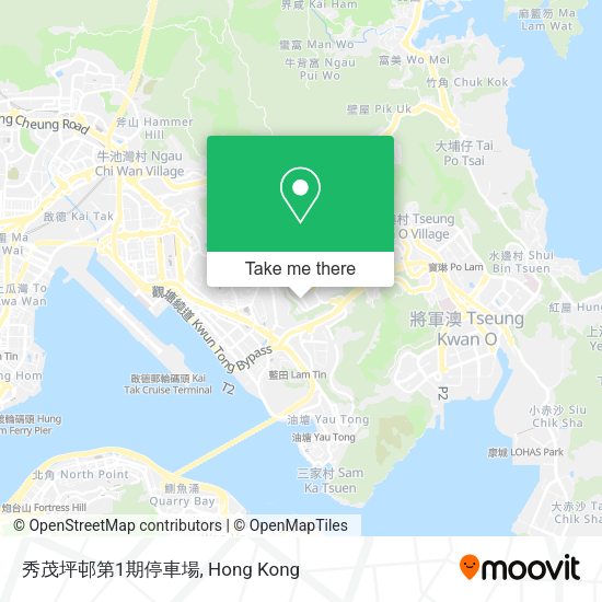 秀茂坪邨第1期停車場地圖