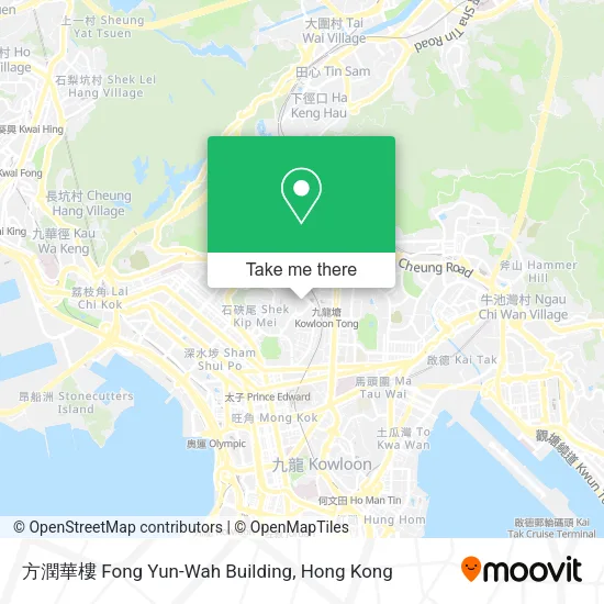 方潤華樓 Fong Yun-Wah Building map