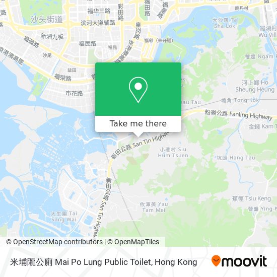 米埔隴公廁 Mai Po Lung Public Toilet map