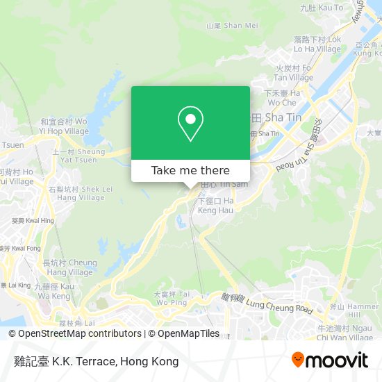 雞記臺 K.K. Terrace map