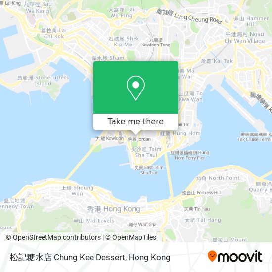 松記糖水店 Chung Kee Dessert map