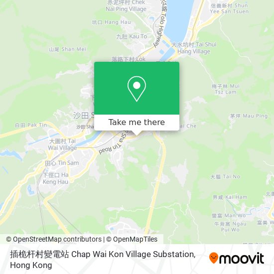 插桅杆村變電站 Chap Wai Kon Village Substation map