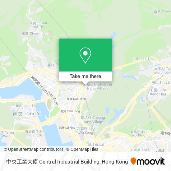 中央工業大廈 Central Industrial Building map