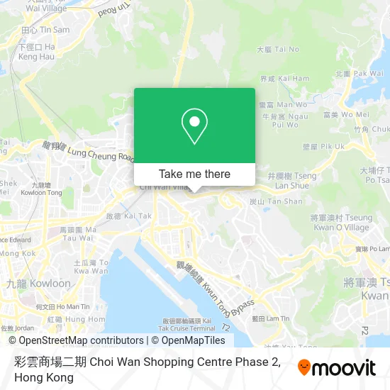 彩雲商場二期 Choi Wan Shopping Centre Phase 2 map