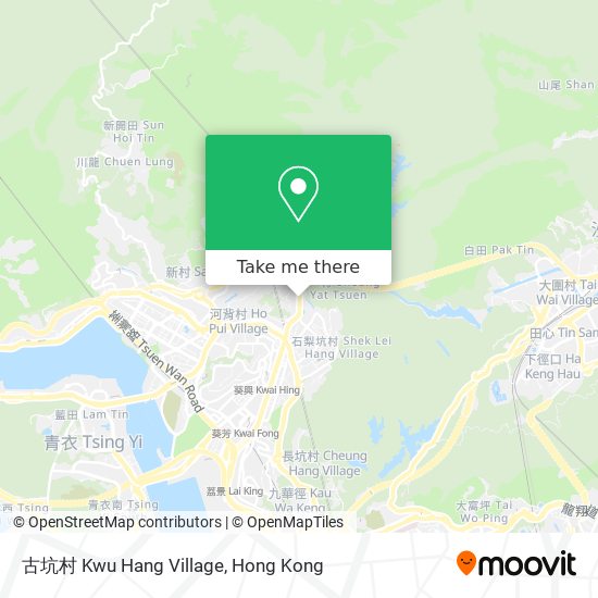 古坑村 Kwu Hang Village地圖