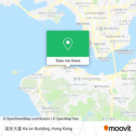 嘉安大廈 Ka on Building地圖
