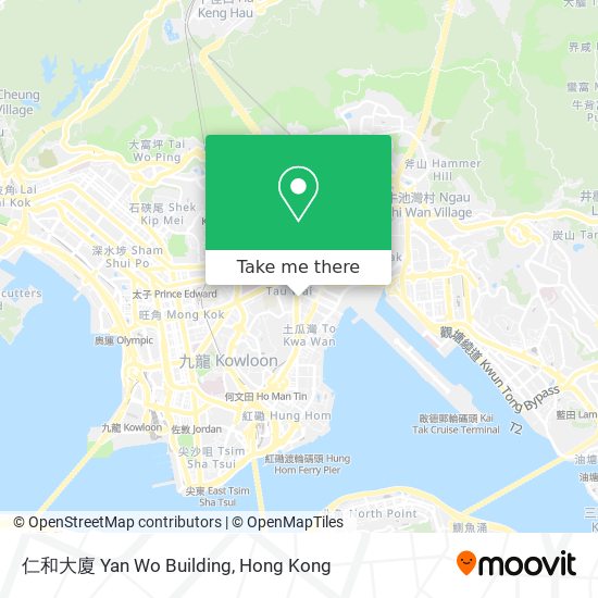 仁和大廈 Yan Wo Building map