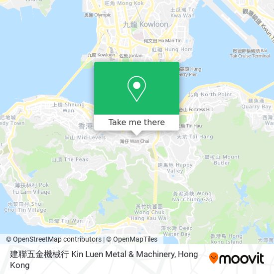 建聯五金機械行 Kin Luen Metal & Machinery map