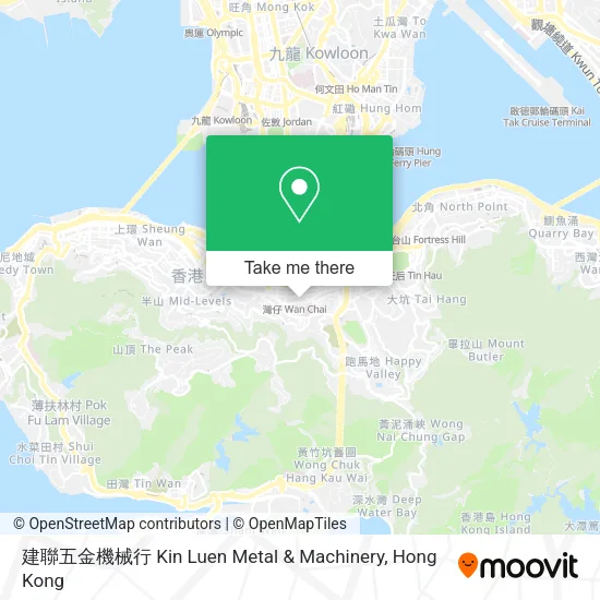建聯五金機械行 Kin Luen Metal & Machinery map