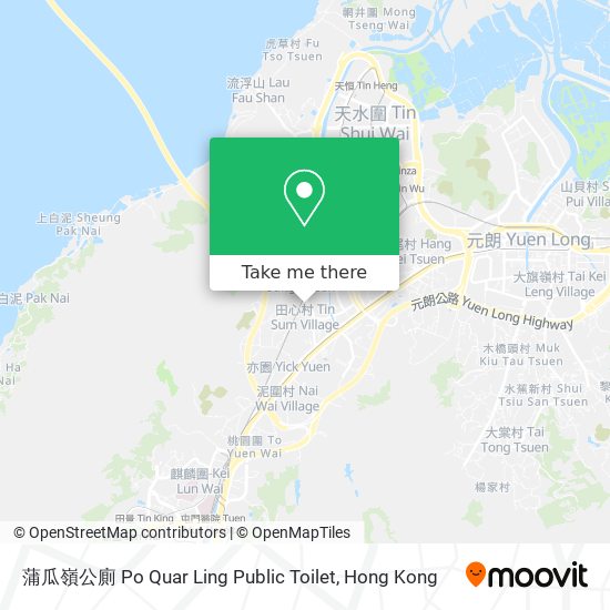 蒲瓜嶺公廁 Po Quar Ling Public Toilet map