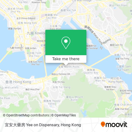 宜安大藥房 Yee on Dispensary map