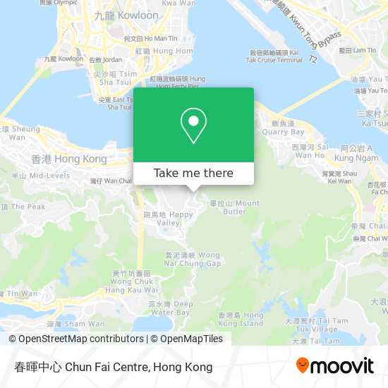春暉中心 Chun Fai Centre map