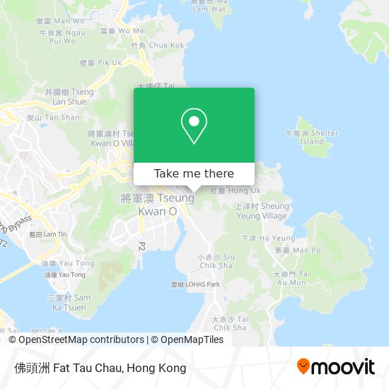 佛頭洲 Fat Tau Chau map