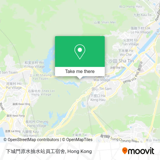 下城門原水抽水站員工宿舍地圖