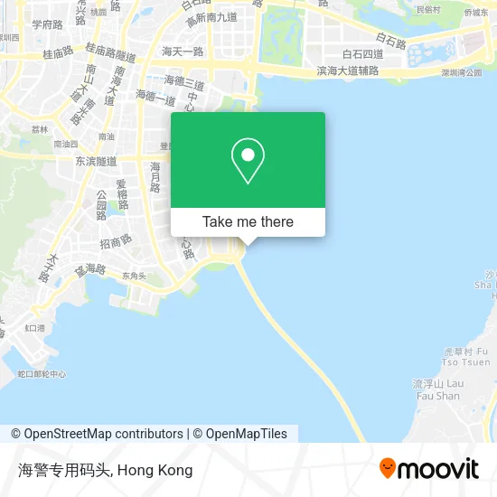 海警专用码头 map