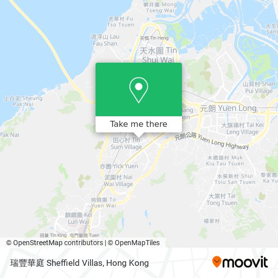 瑞豐華庭 Sheffield Villas map