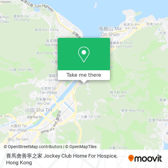 賽馬會善寧之家 Jockey Club Home For Hospice map