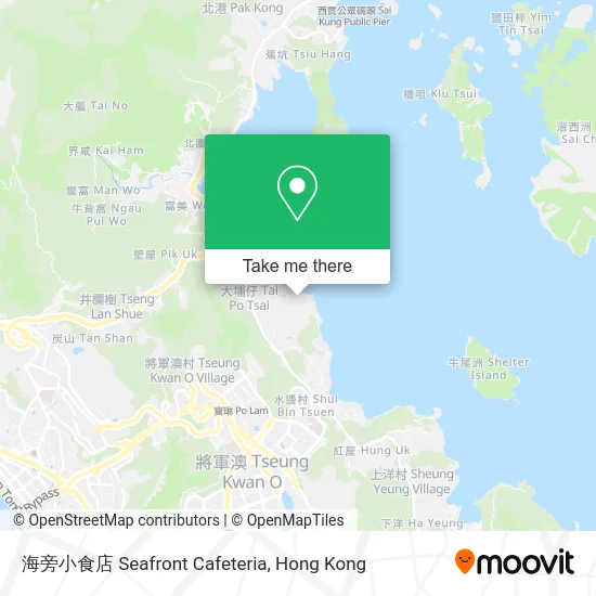海旁小食店 Seafront Cafeteria map