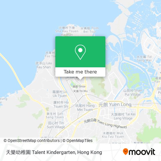 天樂幼稚園 Talent Kindergarten map