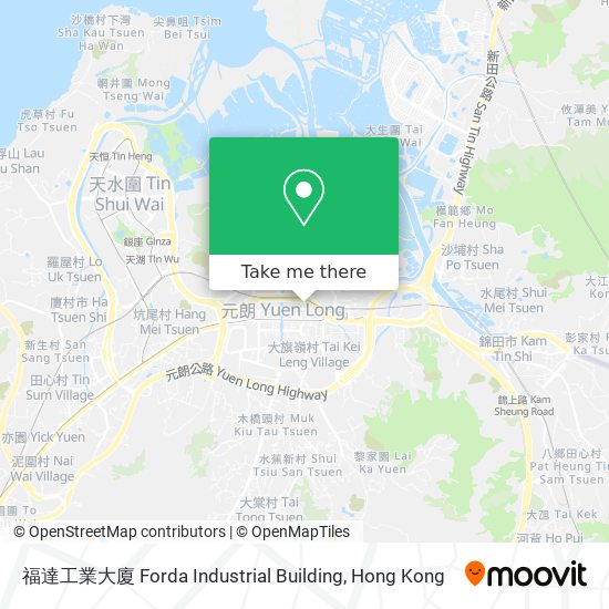 福達工業大廈 Forda Industrial Building map