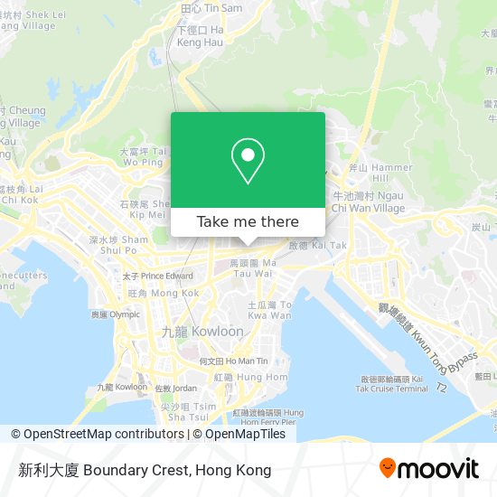 新利大廈 Boundary Crest map