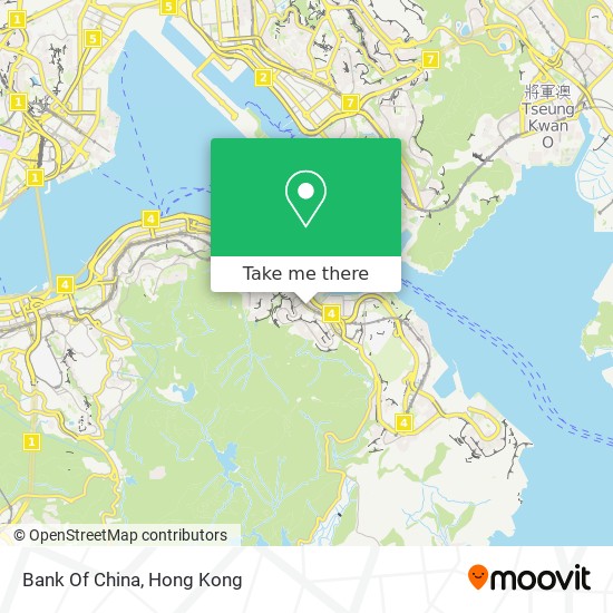 Bank Of China map