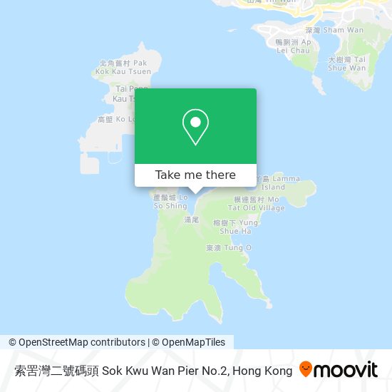 索罟灣二號碼頭 Sok Kwu Wan Pier No.2 map