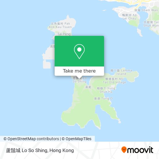 蘆鬚城 Lo So Shing map