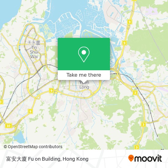 富安大廈 Fu on Building map