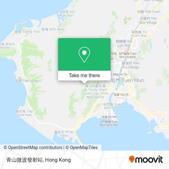 青山微波發射站 map