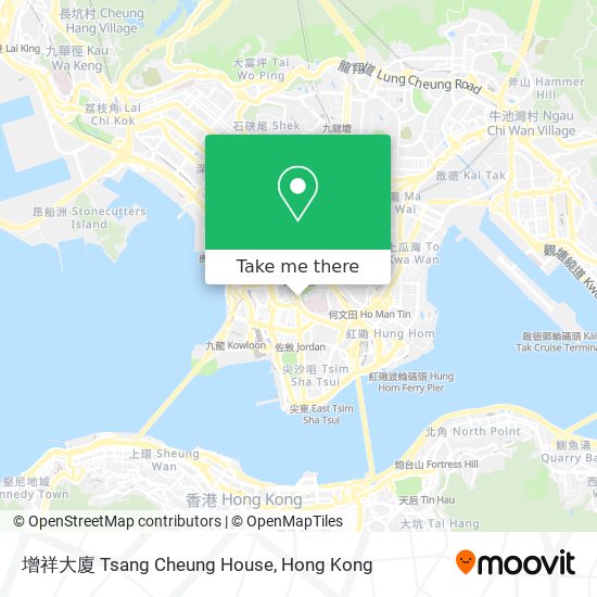 增祥大廈 Tsang Cheung House map