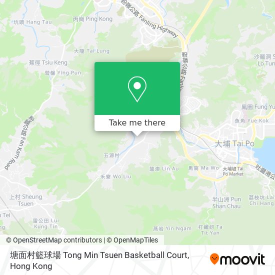 塘面村籃球場 Tong Min Tsuen Basketball Court map