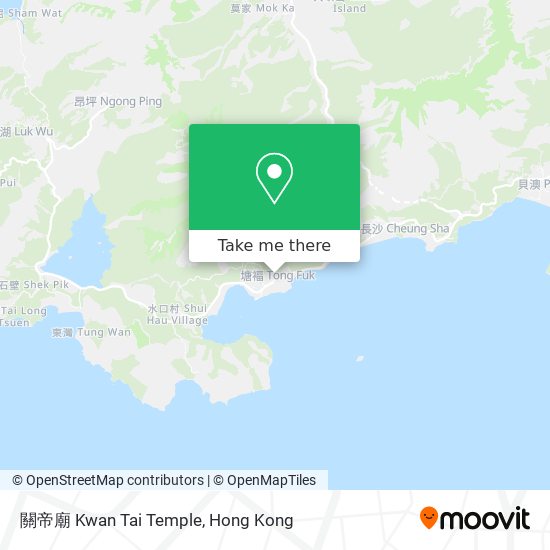 關帝廟 Kwan Tai Temple map