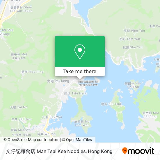 文仔記麵食店 Man Tsai Kee Noodles map