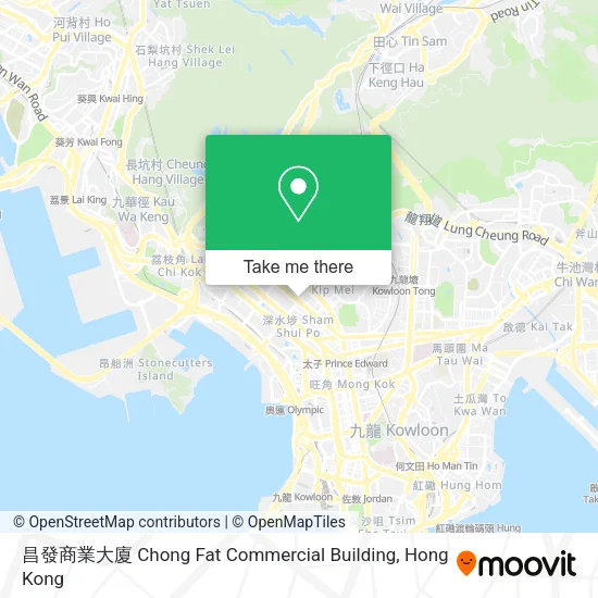 昌發商業大廈 Chong Fat Commercial Building map