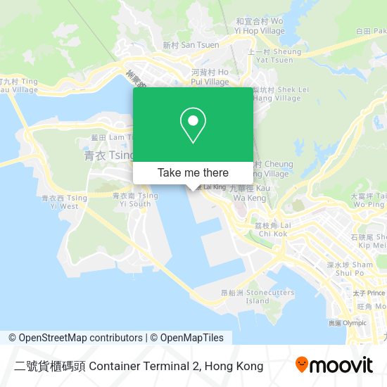 二號貨櫃碼頭 Container Terminal 2 map