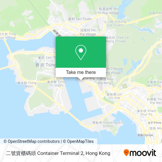 二號貨櫃碼頭 Container Terminal 2地圖