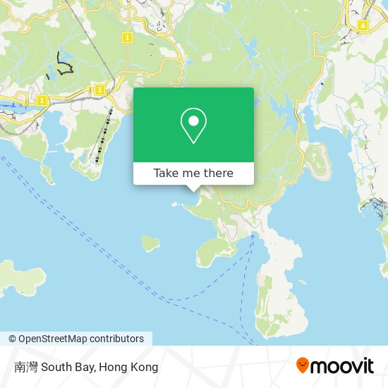 南灣 South Bay map