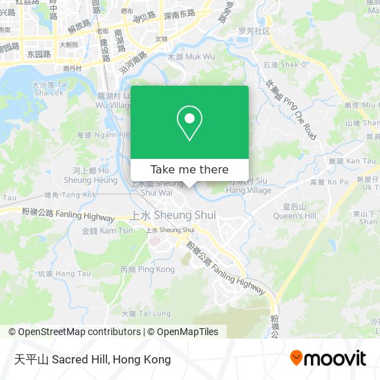 天平山 Sacred Hill map