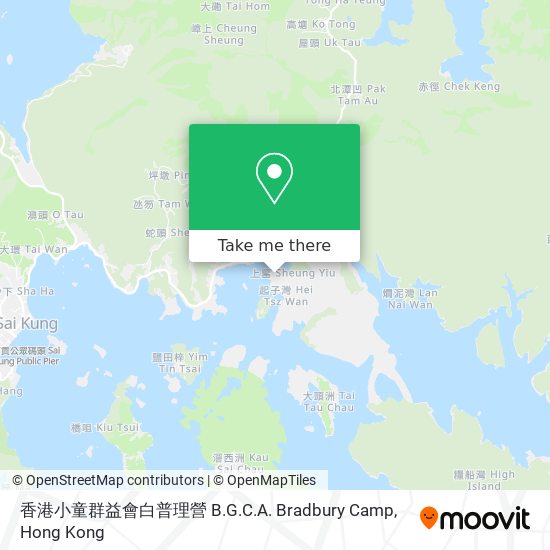 香港小童群益會白普理營 B.G.C.A. Bradbury Camp map