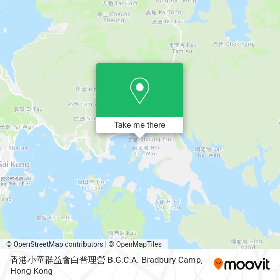 香港小童群益會白普理營 B.G.C.A. Bradbury Camp地圖