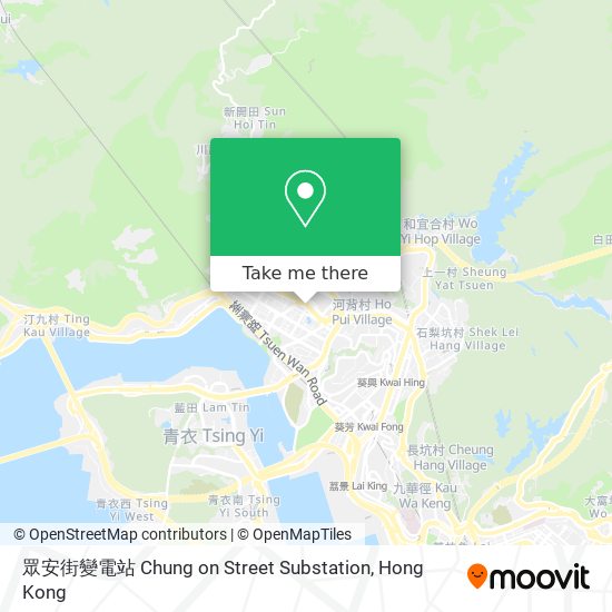 眾安街變電站 Chung on Street Substation map