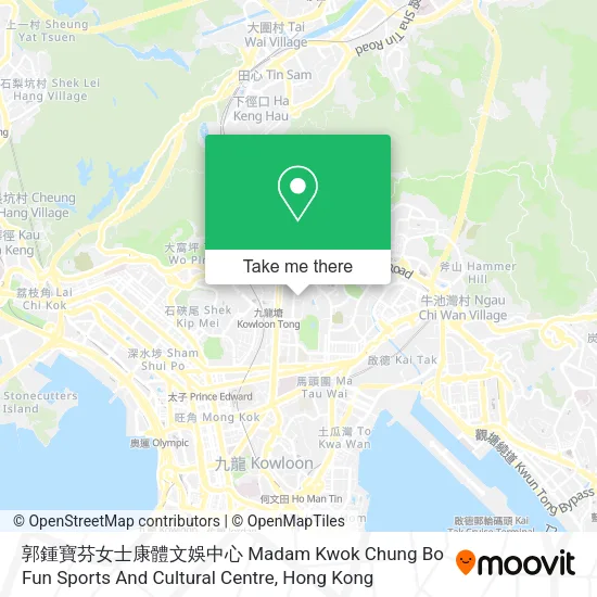 郭鍾寶芬女士康體文娛中心 Madam Kwok Chung Bo Fun Sports And Cultural Centre map