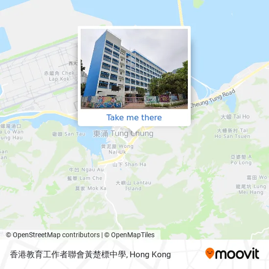 香港教育工作者聯會黃楚標中學地圖