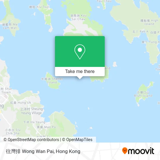 往灣排 Wong Wan Pai map