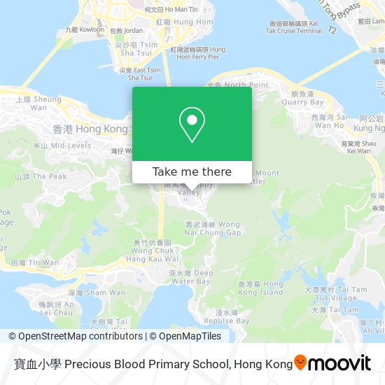 寶血小學 Precious Blood Primary School map