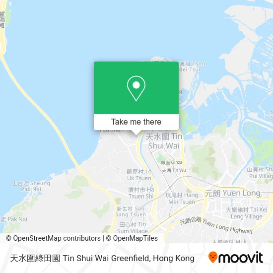 天水圍綠田園 Tin Shui Wai Greenfield map